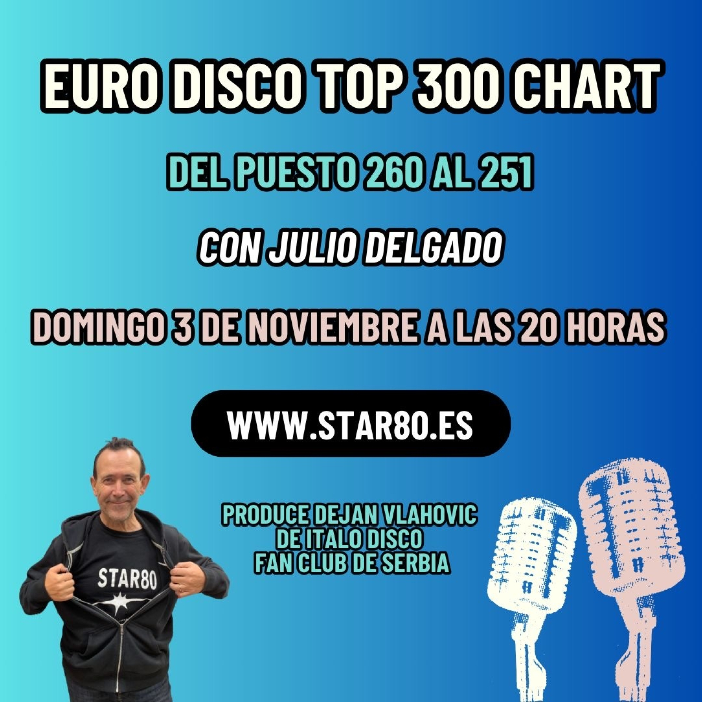 Euro Disco Top 300 Chart (260 - 251)