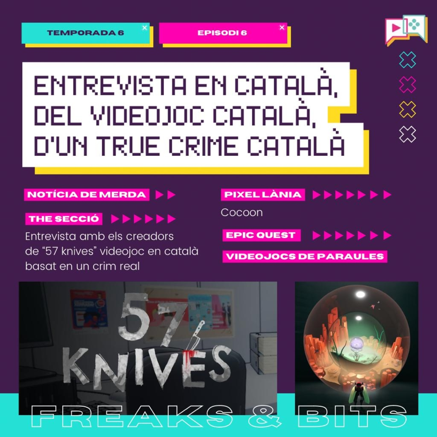 6x6 - Freaks and Bits: Entrevista a l'equip de FrisantGames episode artwork