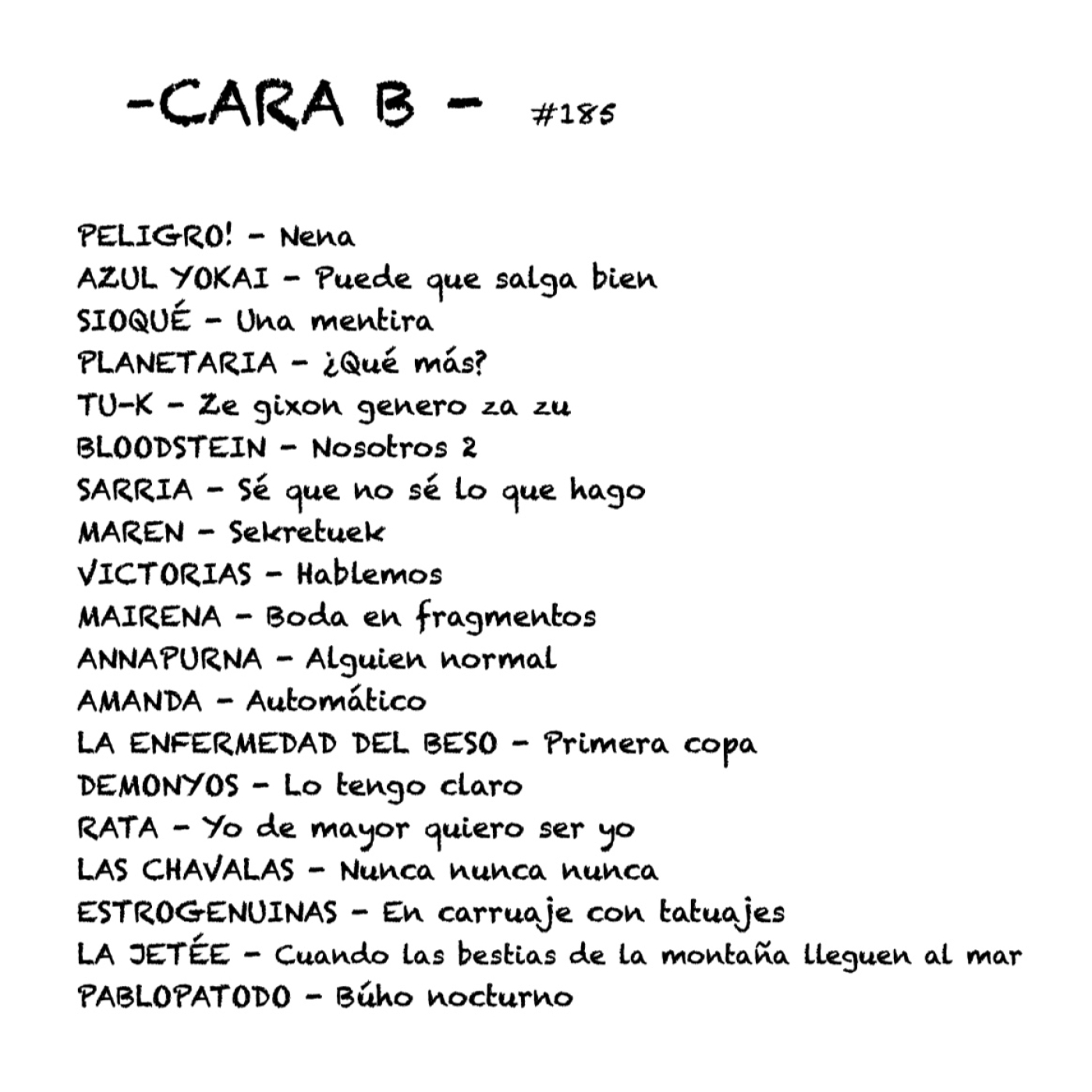 Cara B - 185