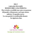 Dia 9 Practicando el Arte de Soltar ( Plan 21 días )
