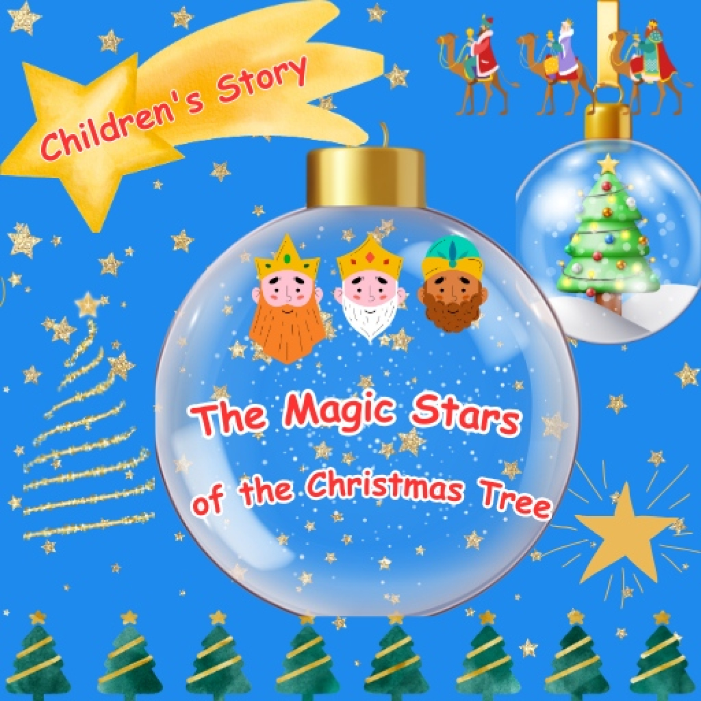 The Magic Stars of the Christmas Tree   Story for Kids Teaching Values & Love