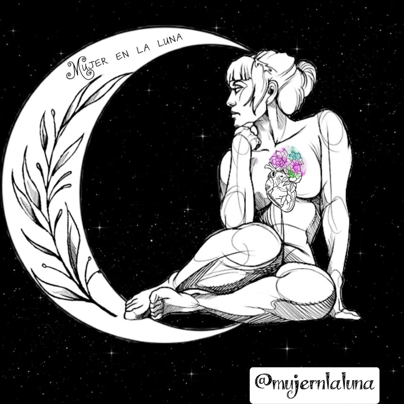 Mujer en la Luna