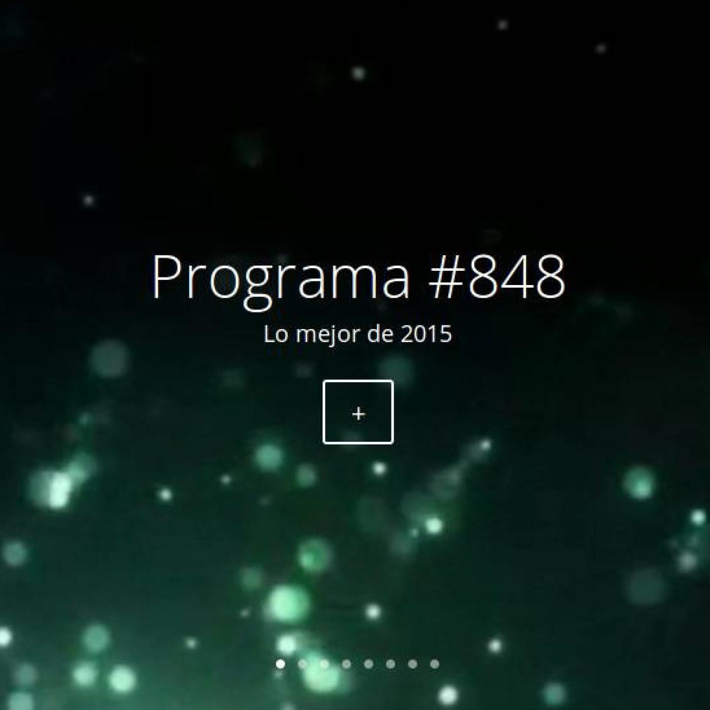 #848, lo mejor de 2015 - Episodio exclusivo para mecenas episode artwork