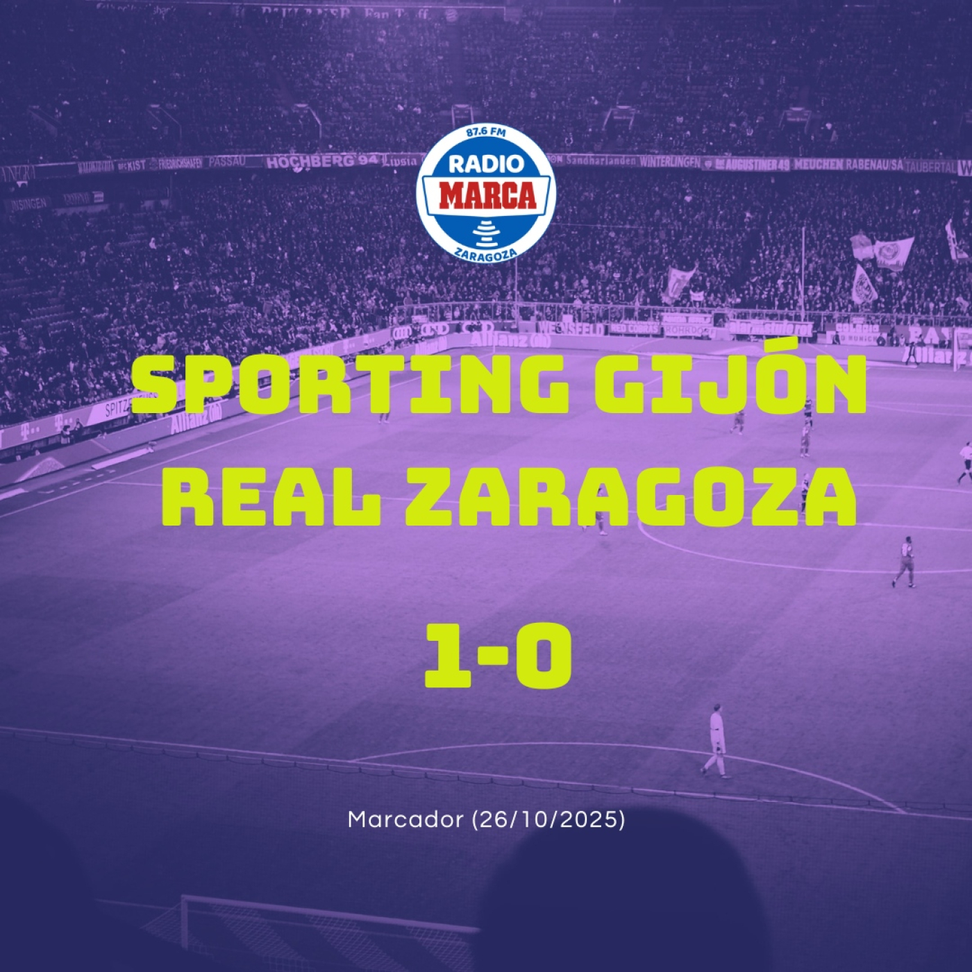 26-10-2025 - Marcador Zaragoza Partido episode artwork