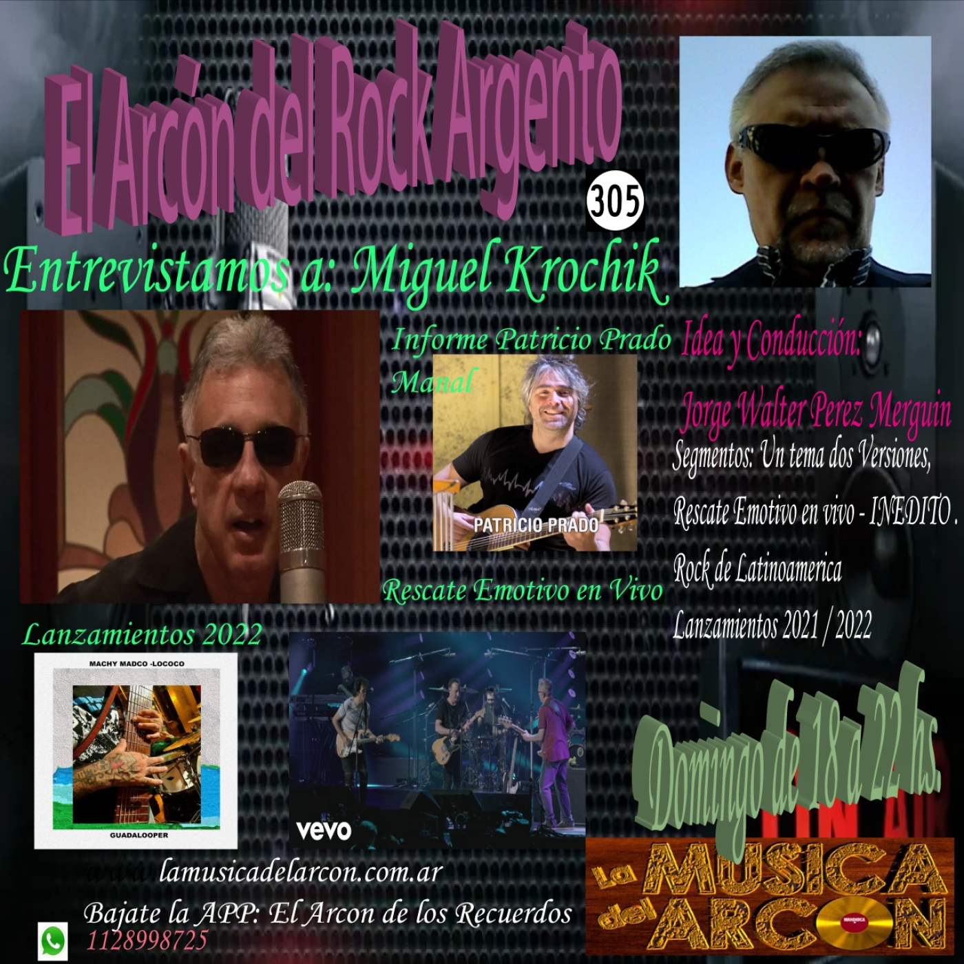El Arcon del Rock Argento - Emision nº 305 Homenaje M Cantero - 11-09-2022 episode artwork