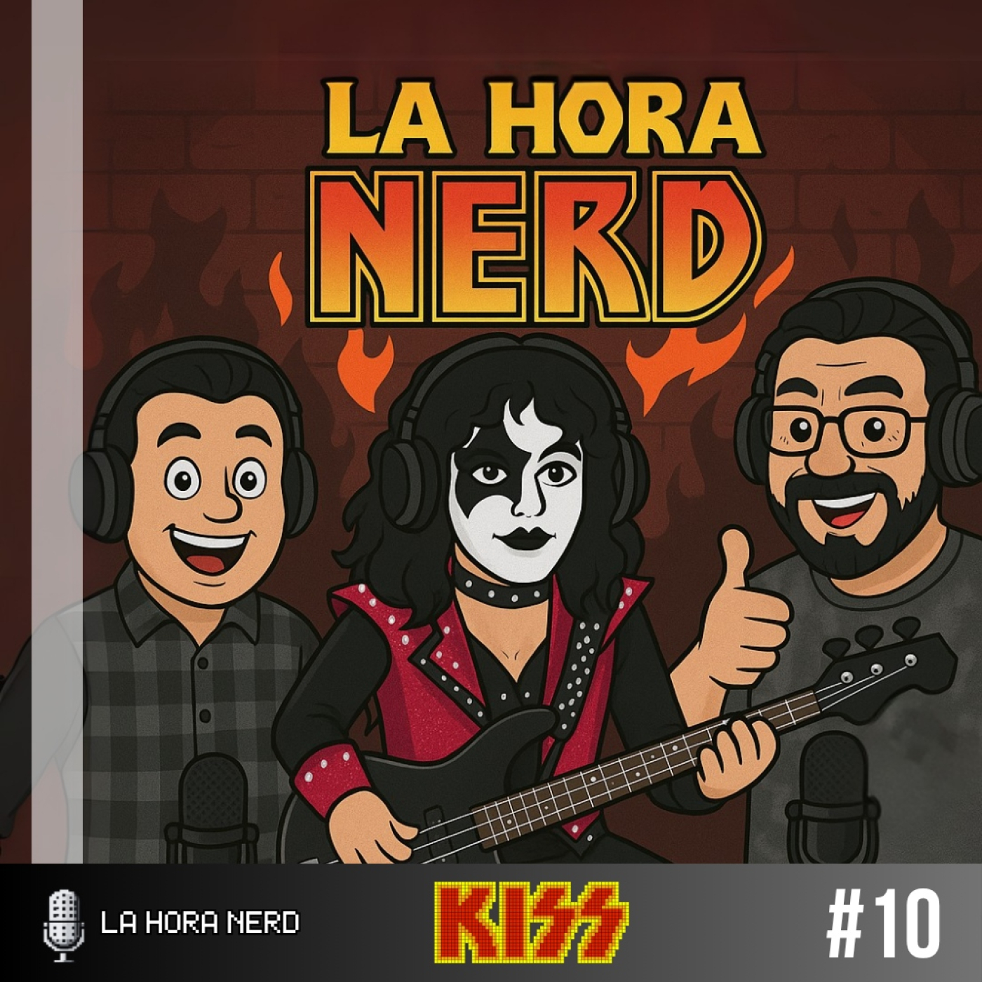 La Hora Nerd #10 ‐ KISS ft. Mario Aguilar episode artwork