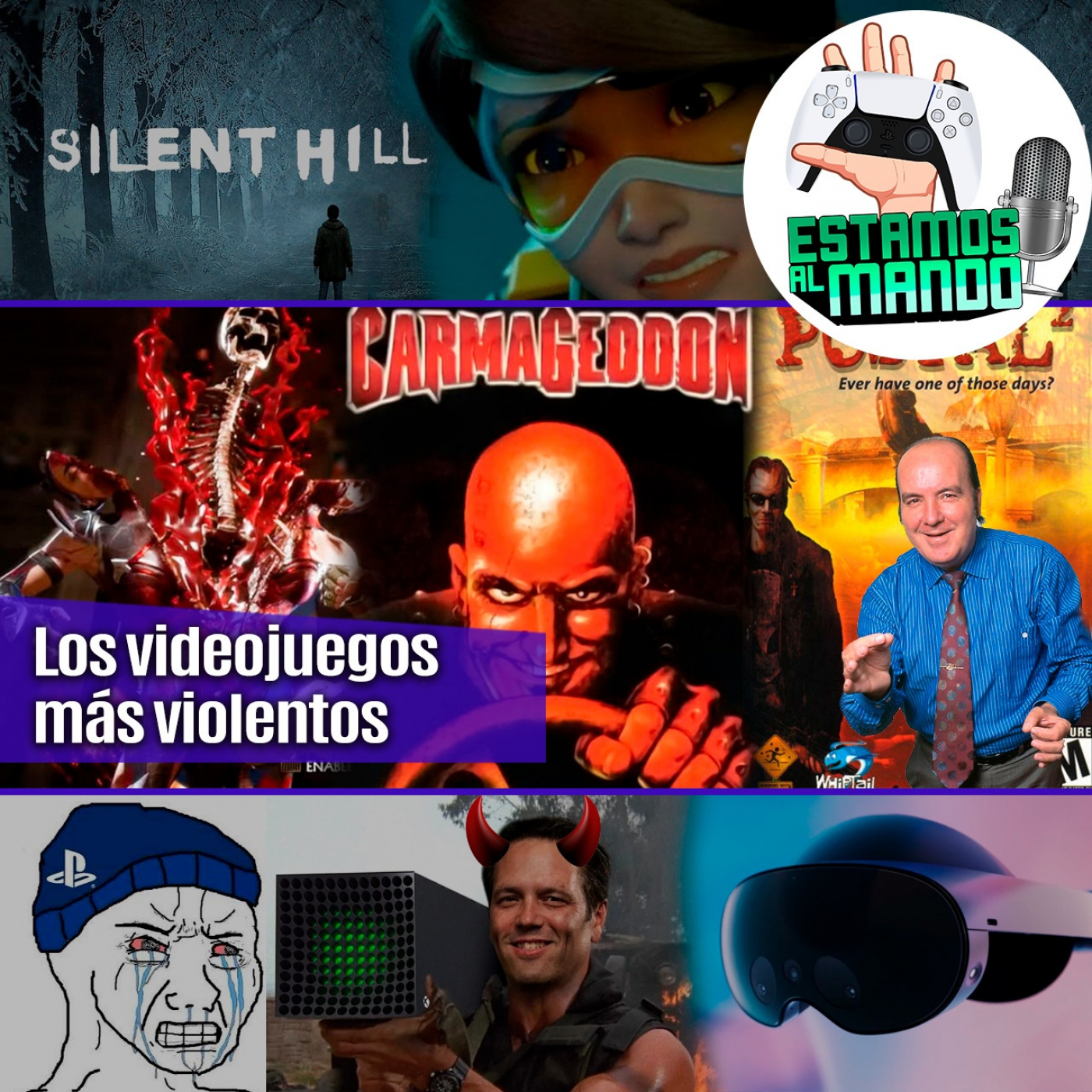 EAM 5-10 Videojuegos violentos y porqué nos atraen, Silent Hill se confirma, nuevas gafas de VR, Sony vs Microsoft