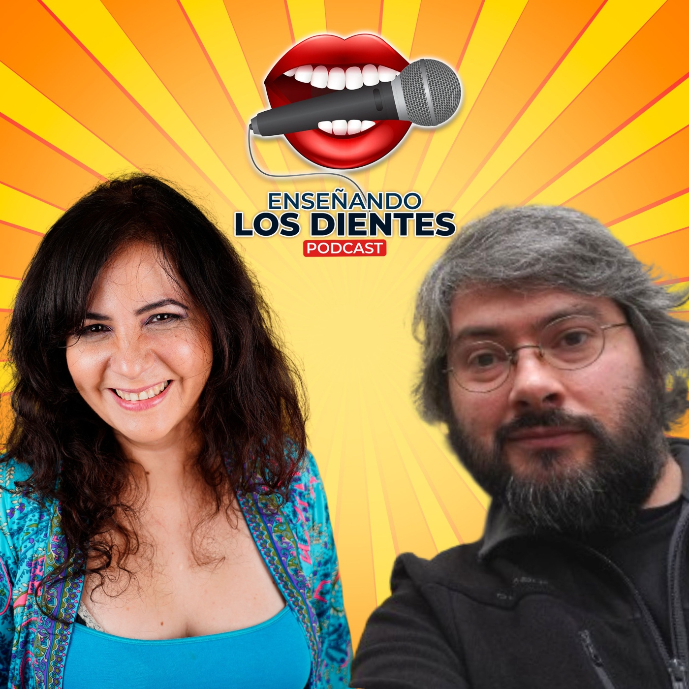 Enseñando los dientes