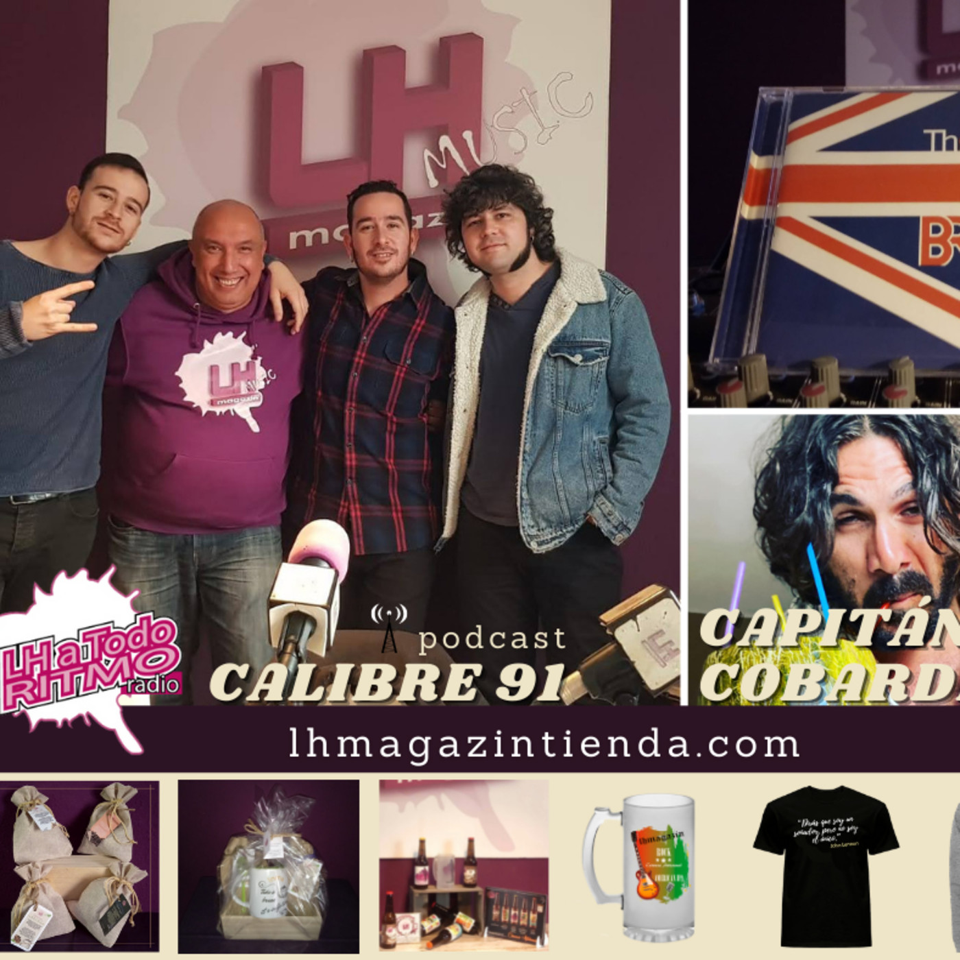LH a Todo Ritmo - Hablamos con Calibre 91 y Capitán Cobarde de sus próximos conciertos en Madrid episode artwork