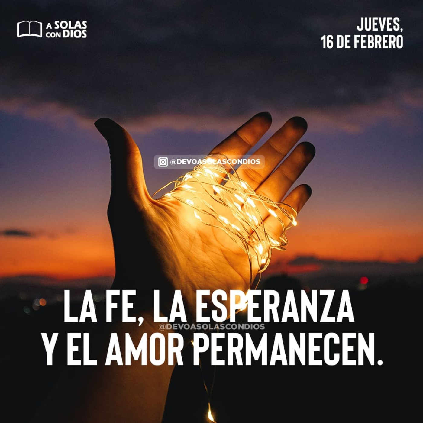 A Solas con Dios