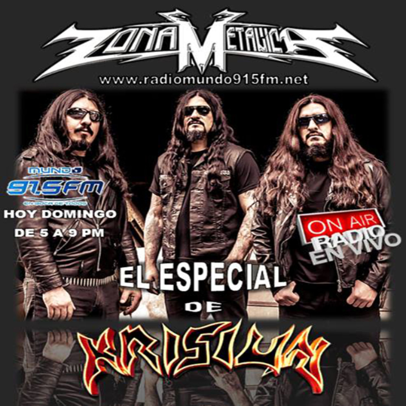 ZONA METALICA ESPECIAL DE KRISIUN Y ENTREVISTA A MEGASSAULT 12 - marzo - 2017 episode artwork