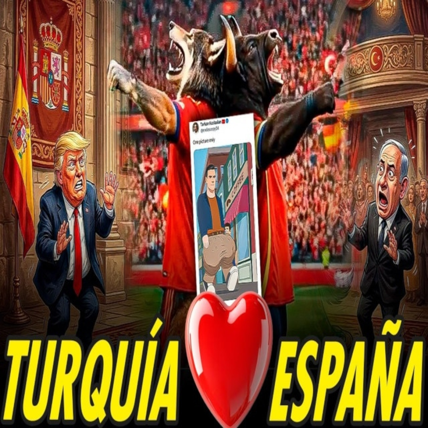 AVALANCHA DE AMOR DE TURQUÍA A ESPAÑA POR SU "NO A LA GUERRA" Y DERRIBAR UN MISIL QUE IBA A SU SUELO