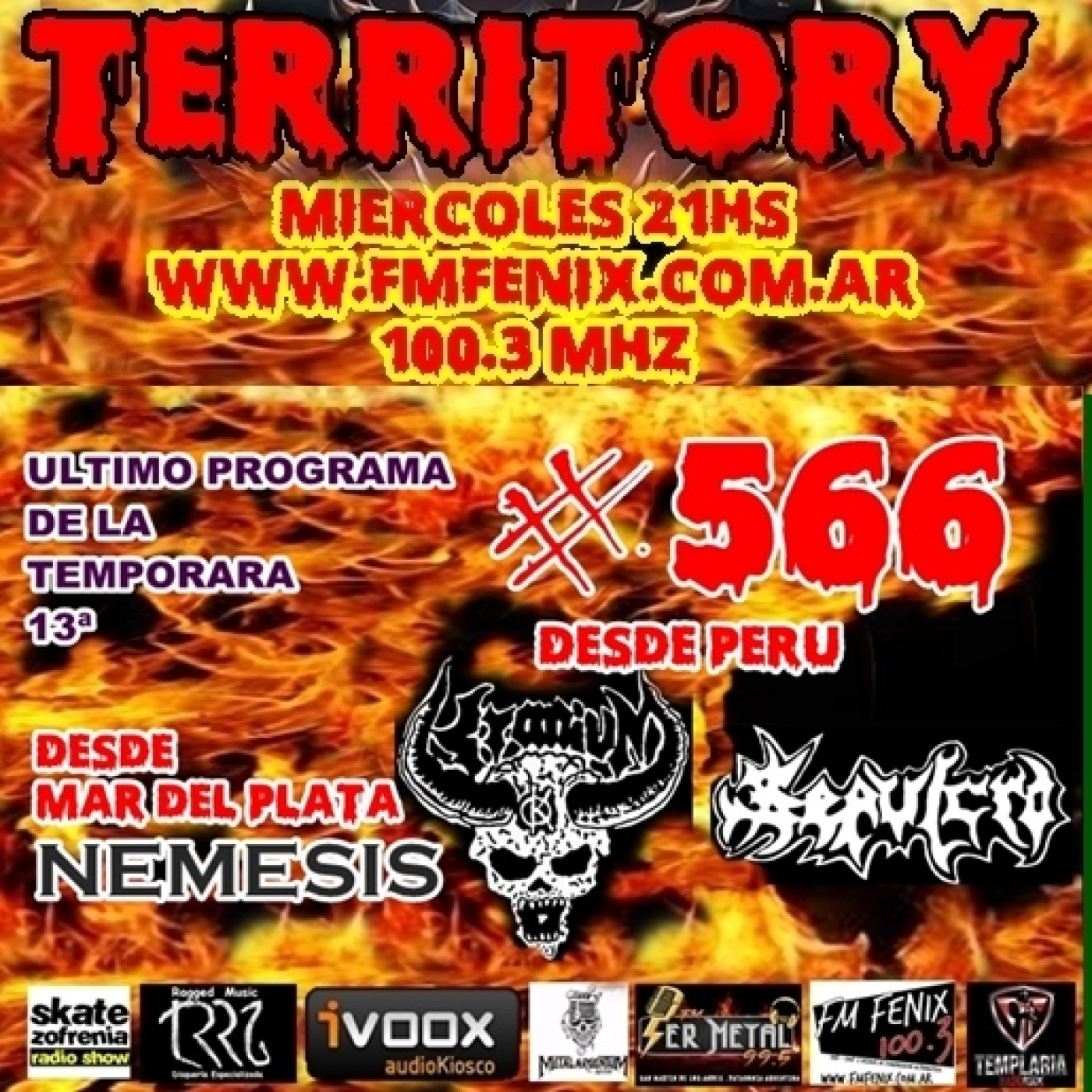 TERRITORY RADIO #566 (31-12-2025) SEPULCRO KRANIUM - NEMESIS episode artwork