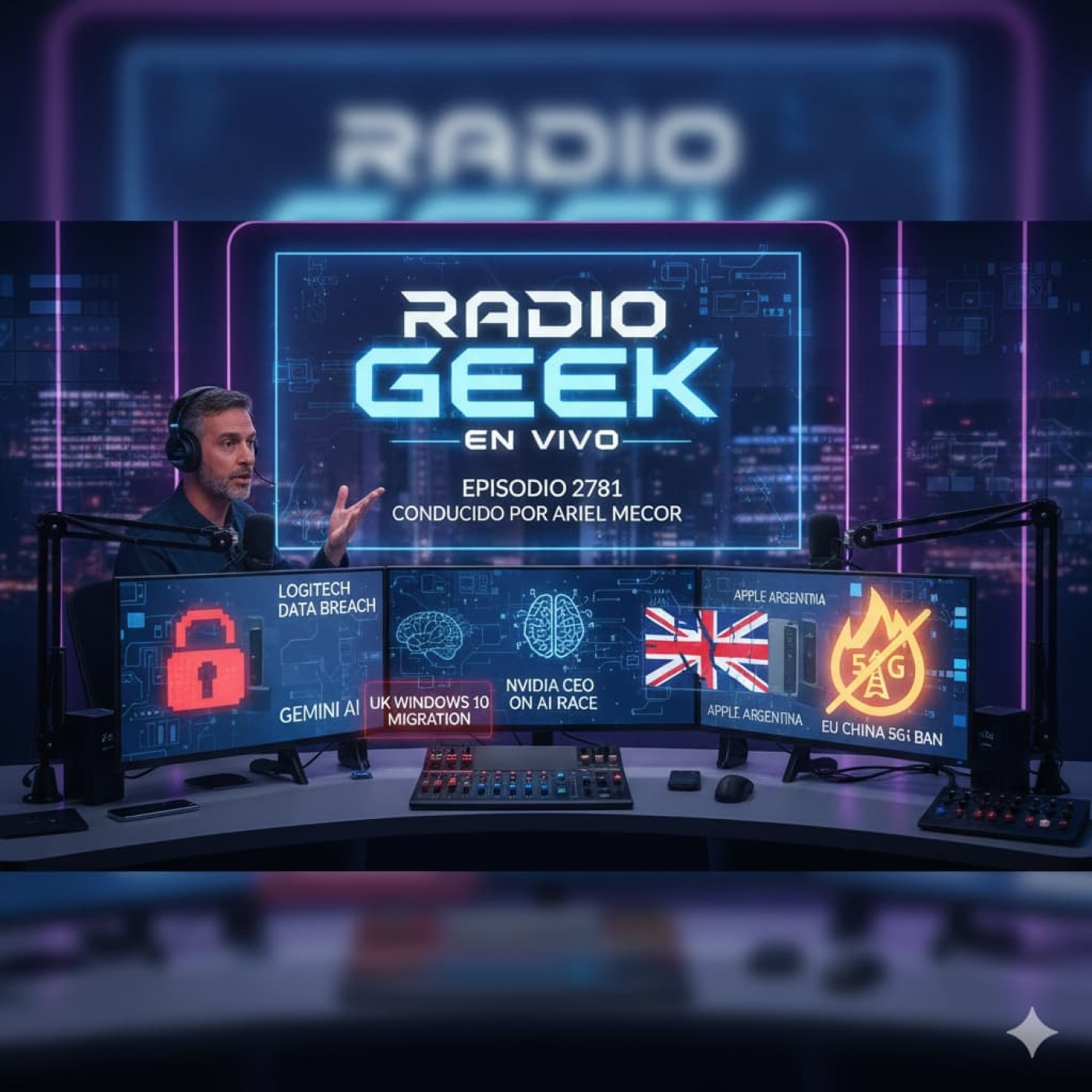 Radiogeek Podcast Vivo - Resumen semanal de noticias tech 2781