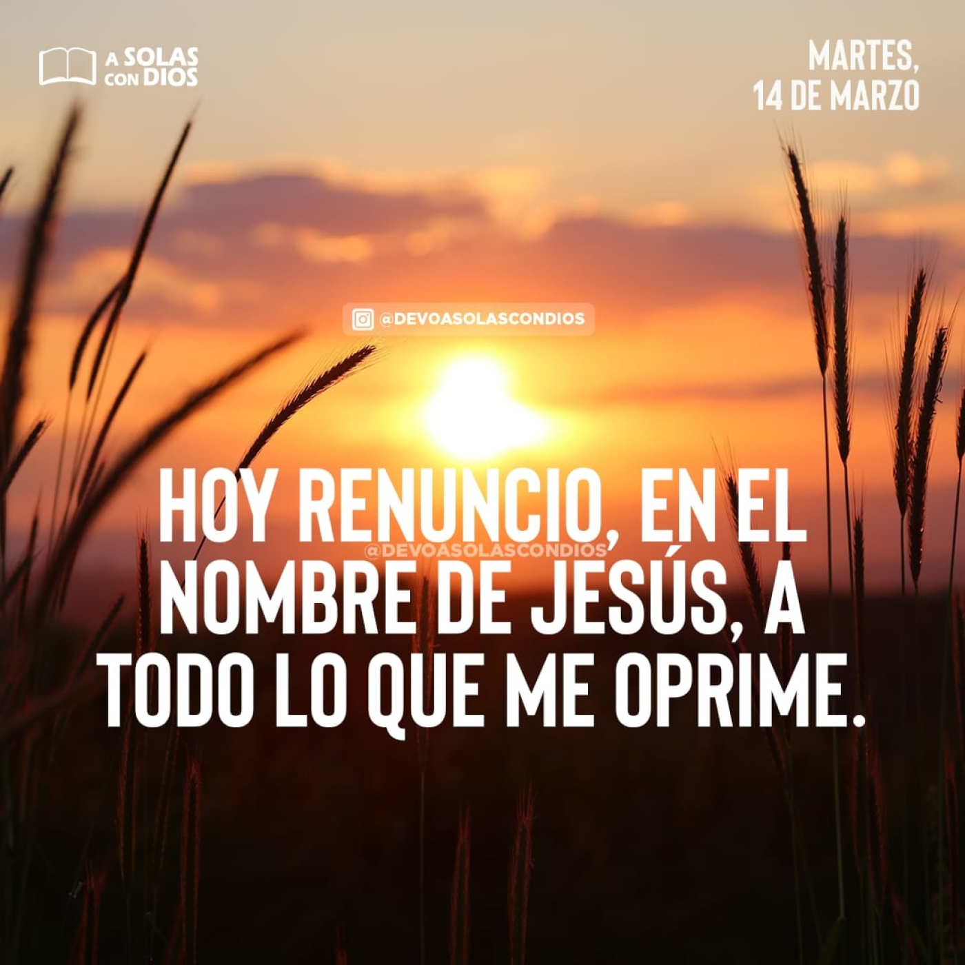 A Solas con Dios