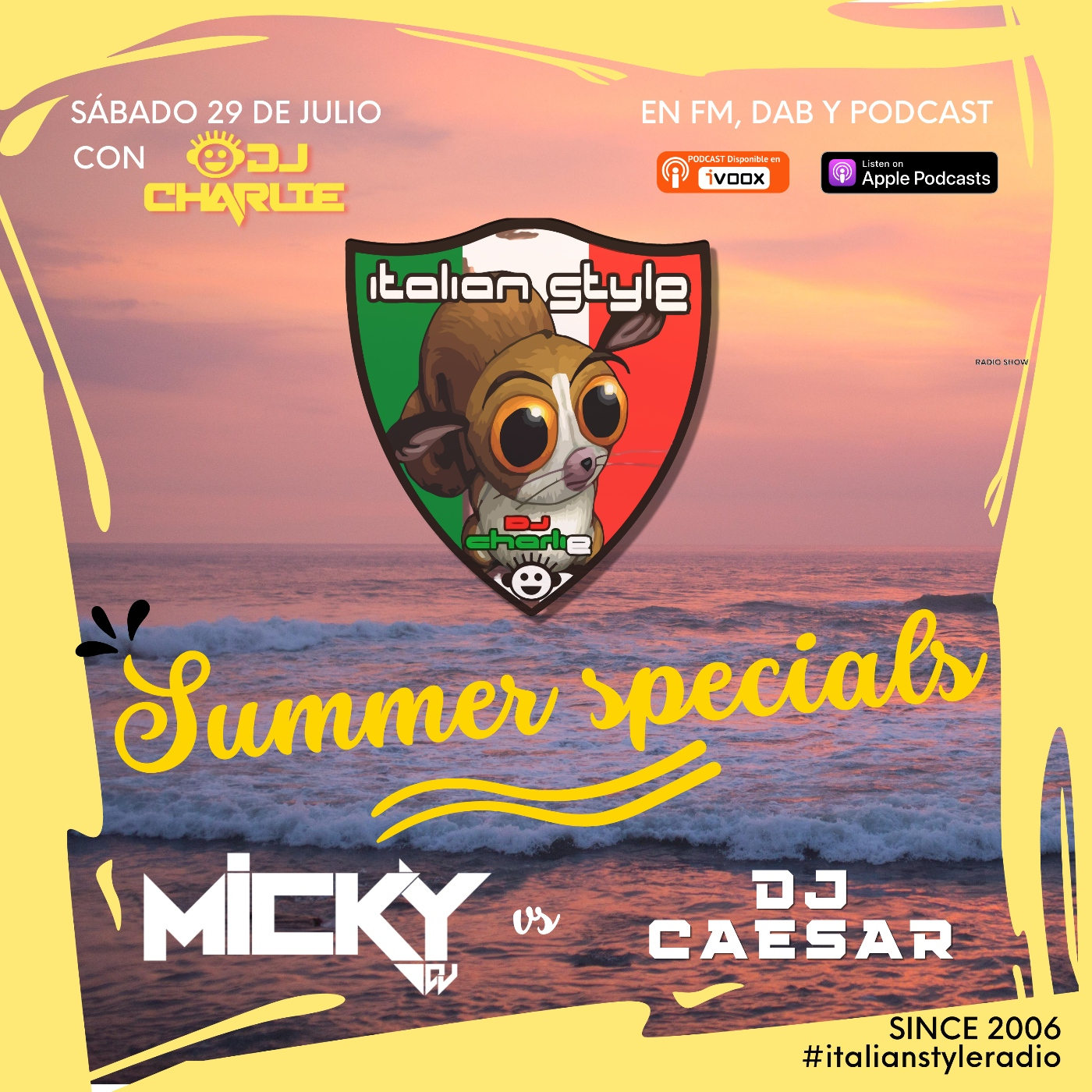 ITALIAN STYLE radio show 892 27-07-2023 episode artwork