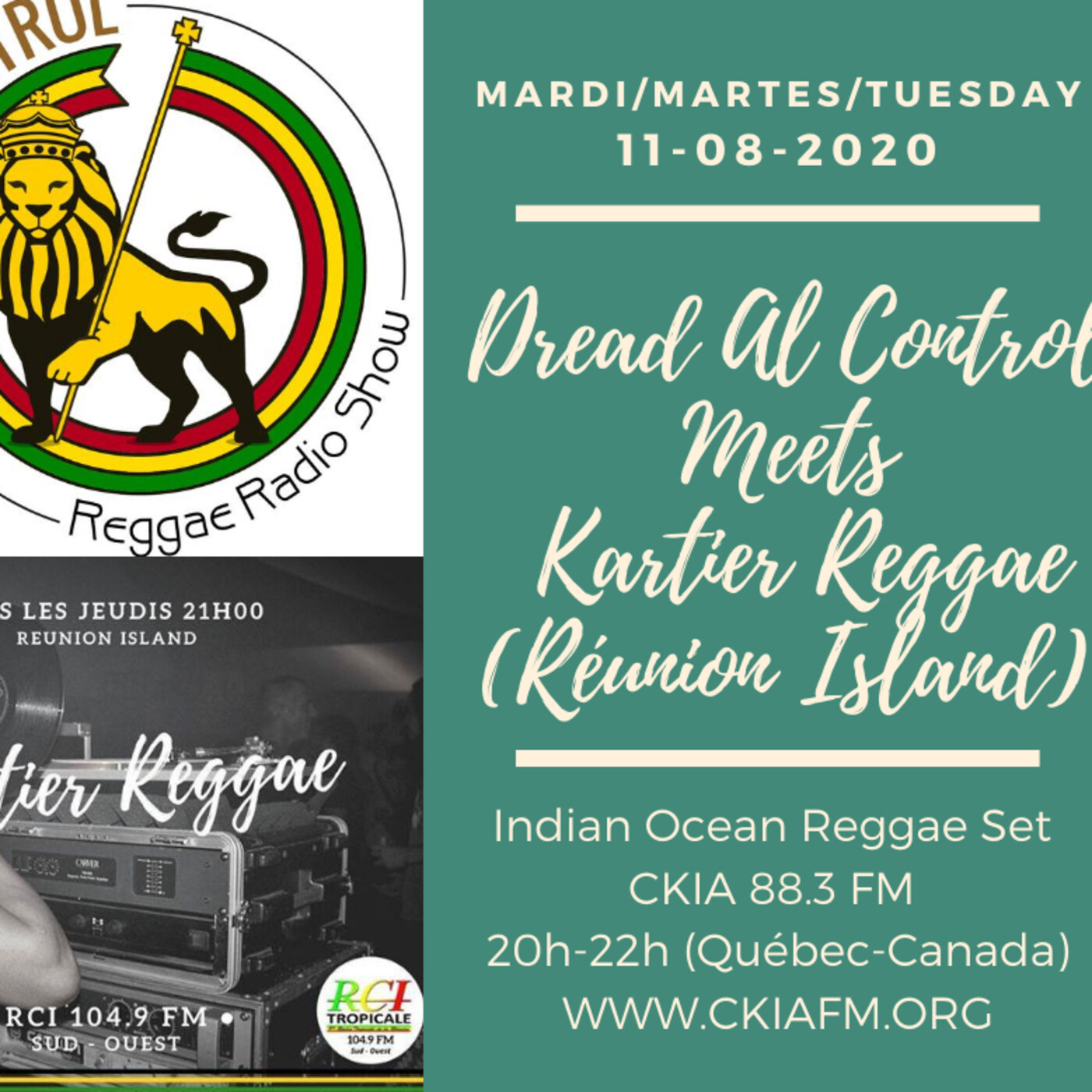 Dread Al Control Reggae Radio Show 11-08-2020 episode artwork