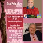 Eduardo Aldiser con Oscar Pedro Juliano - Miércoles 21-4-16 Radio Nueva Argentina FM 88.5