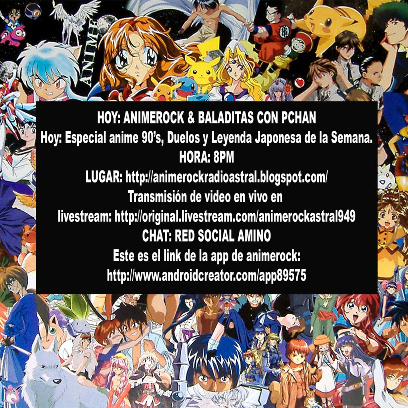Animerock & Baladitas con Pchan 23 de octubre del 2017 episode artwork