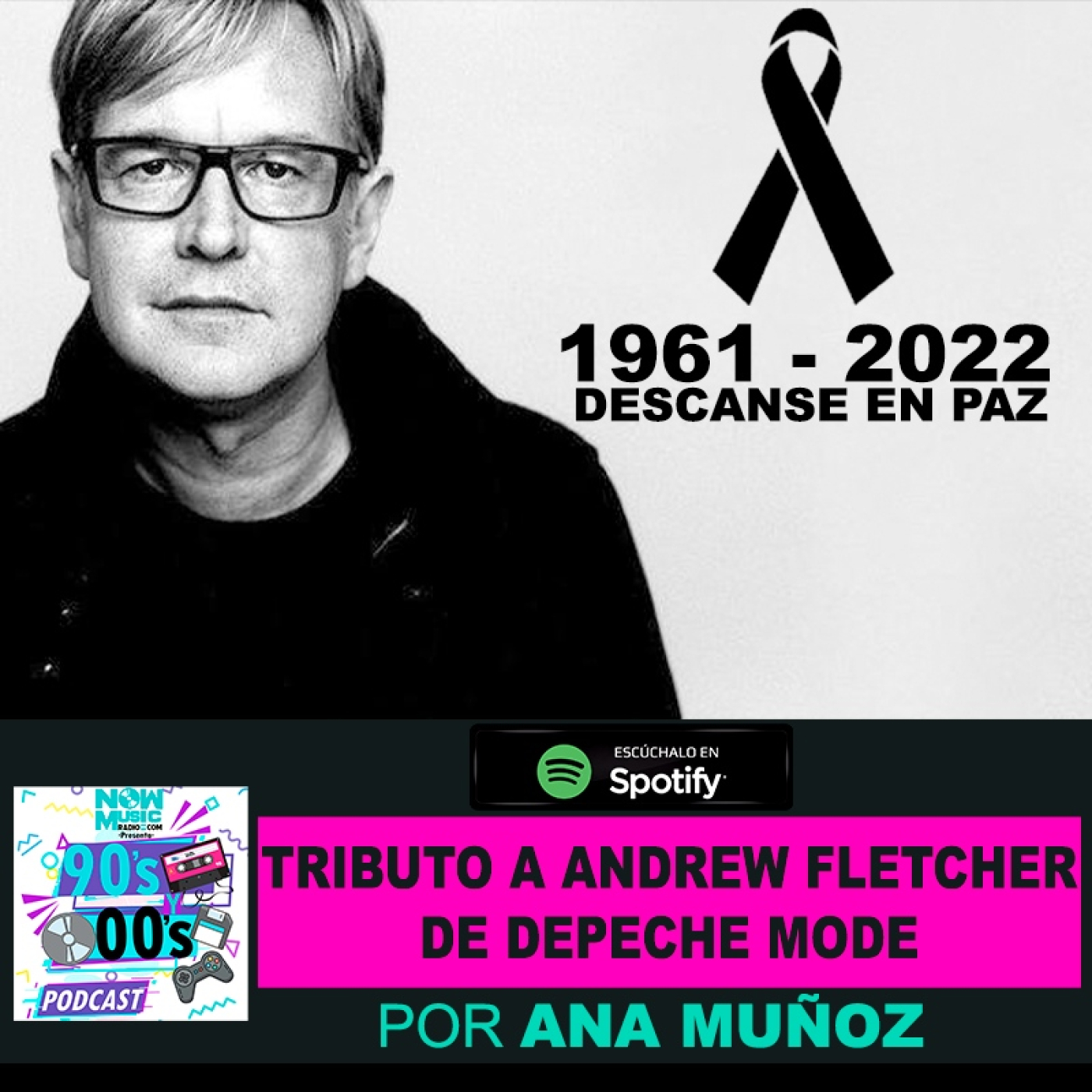 Tributo a Andrew Fletcher de Depeche Mode