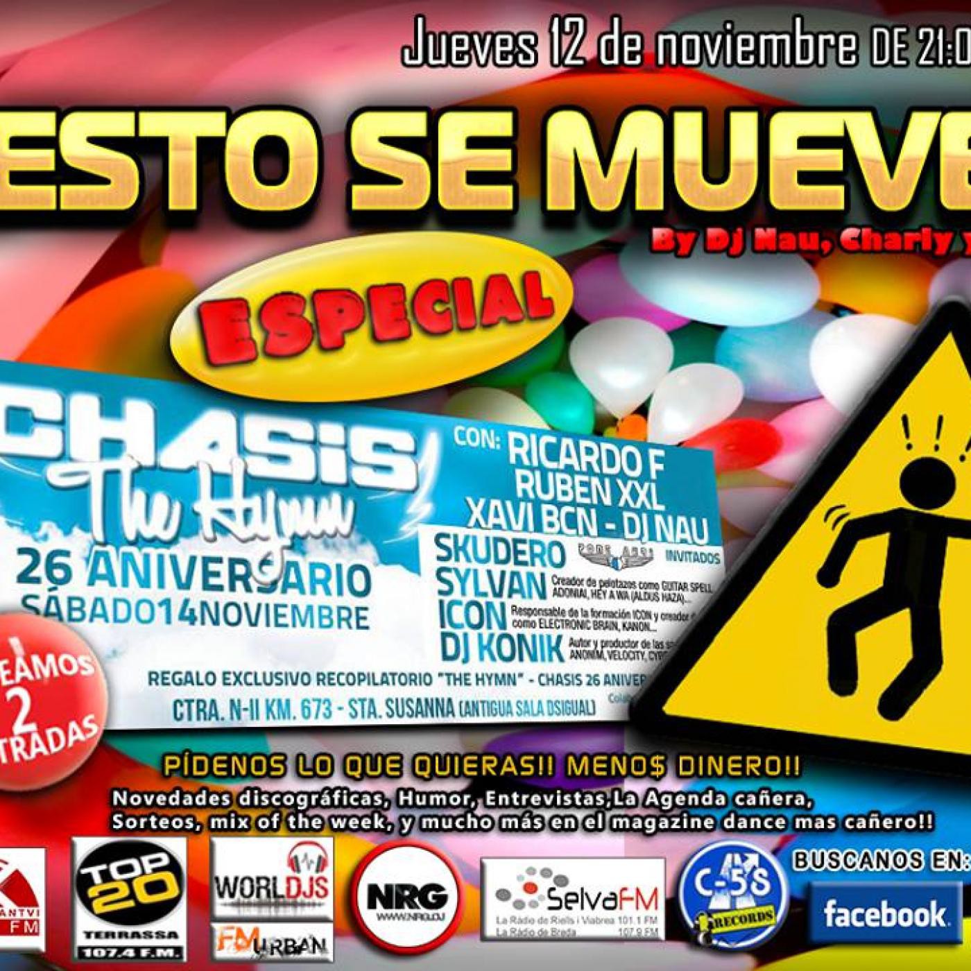 Esto se Mueve _12 Nov.2015 Especial 26 Ani. CHASIS episode artwork