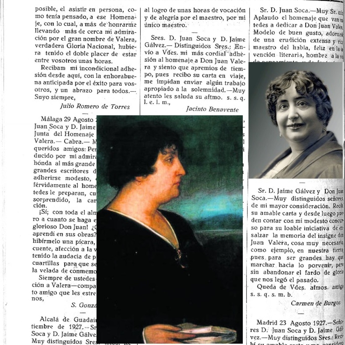 LA HISTORIA ENTRE LÍNEAS: Carmen de Burgos y su relación con Cabra