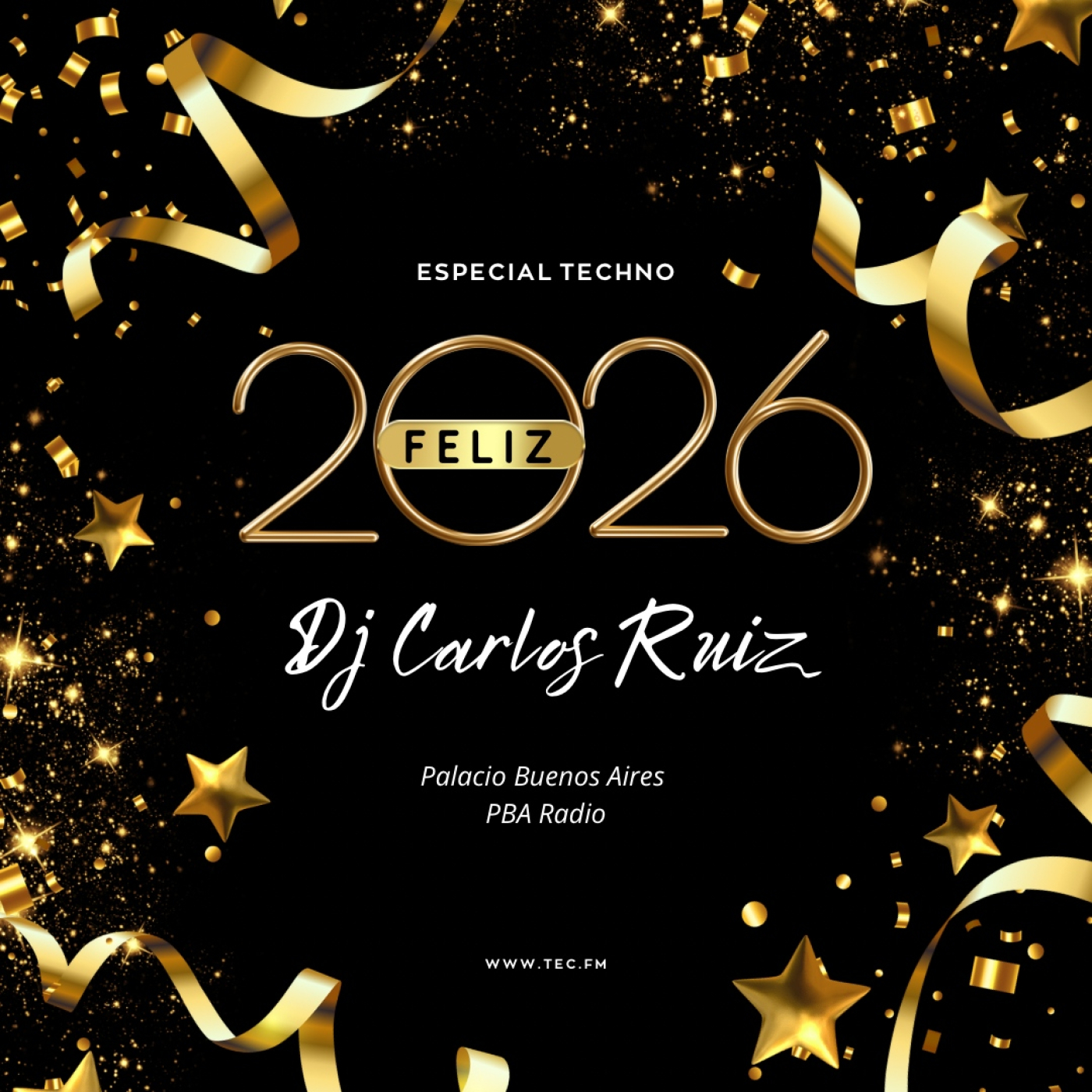 PBA RADIO ( Club ) Feliz 2026 - Especial Techno In the mix DJ CARLOS RUIZ