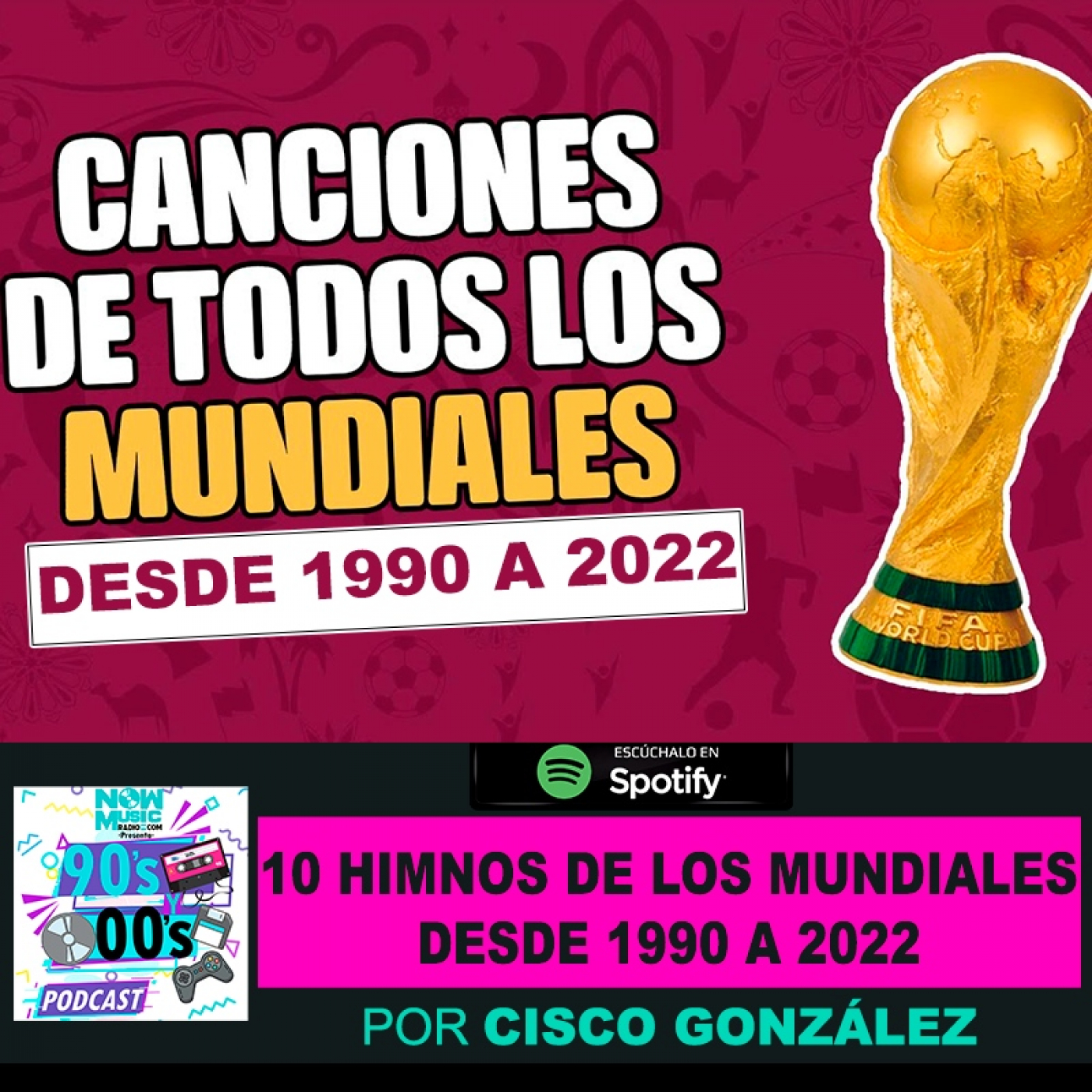 10 Himnos de los mundiales desde 1990 a 2022