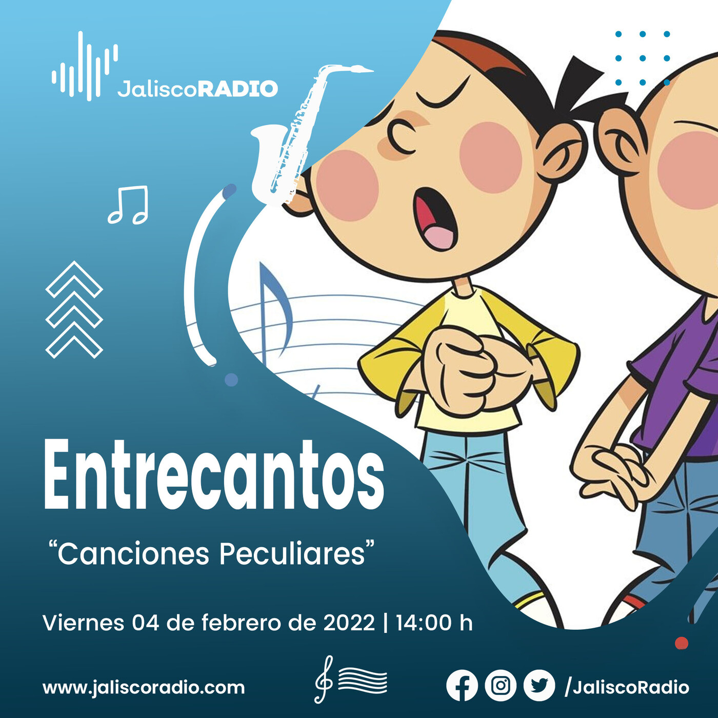 Programa Entrecantos 04 de febrero, 2022: "Canciones Peculiares" episode artwork