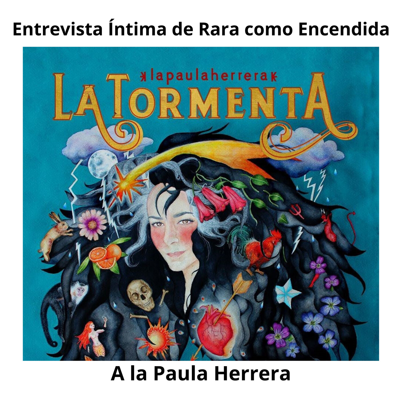 Rara como encendida