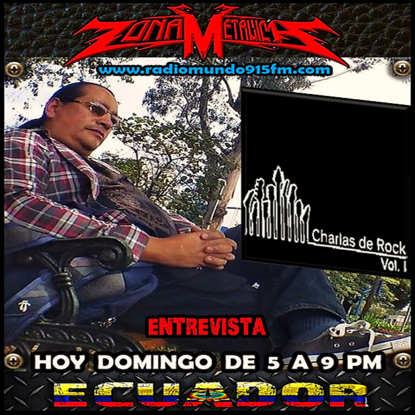 ZONA METÁLICA ENTREVISTA A PABLO RODRÍGUEZ (LIBRO CHARLAS DE ROCK) 19-mayo-2019 episode artwork