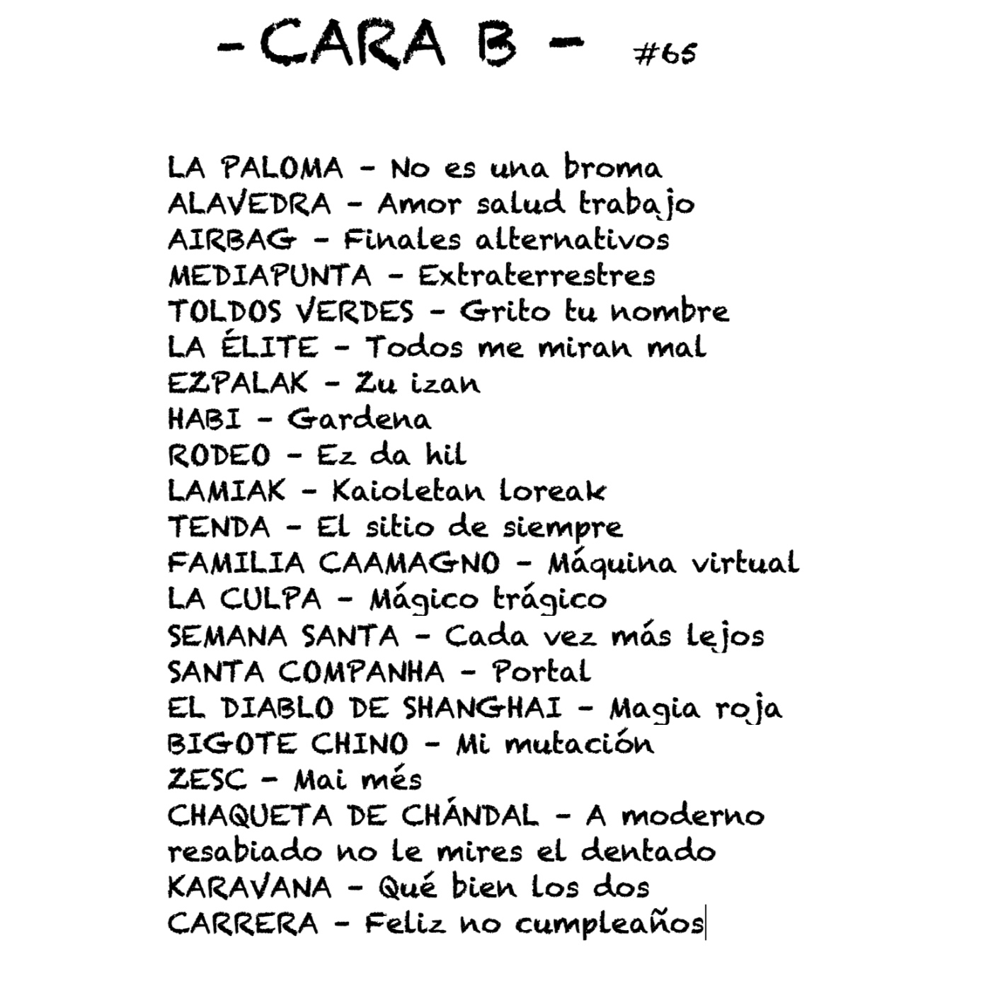 Cara B - 065