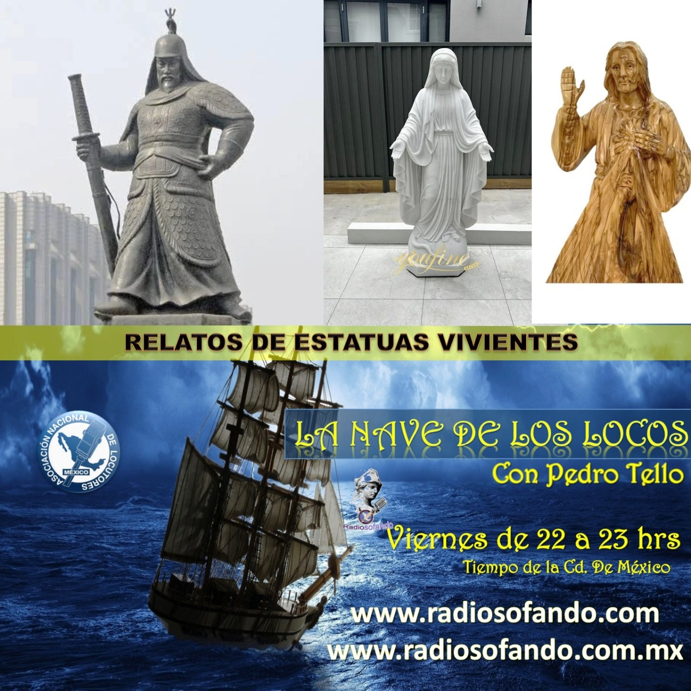 La Nave de los Locos_RELATOS DE ESTATUAS VIVIENTES_01-08-25 episode artwork