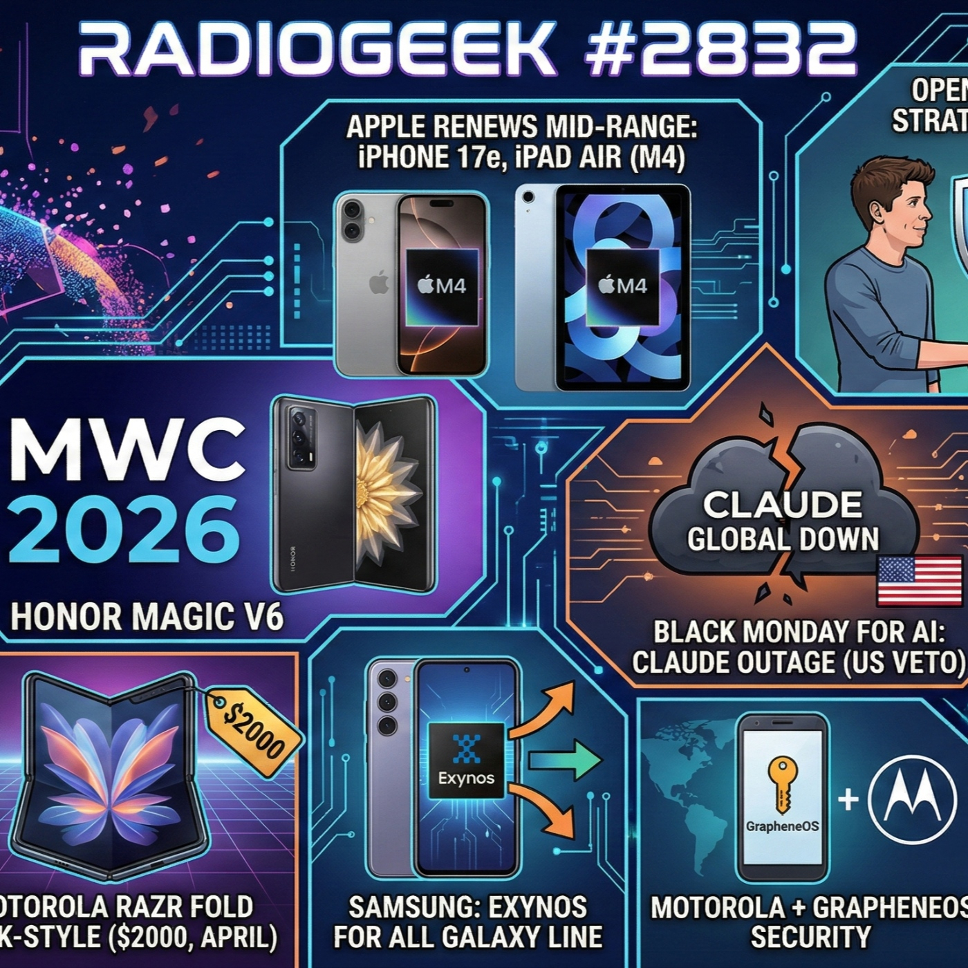 Radiogeek 2832 - Desinstalaciones de ChatGPT por acuerdo con el Gobierno de USA