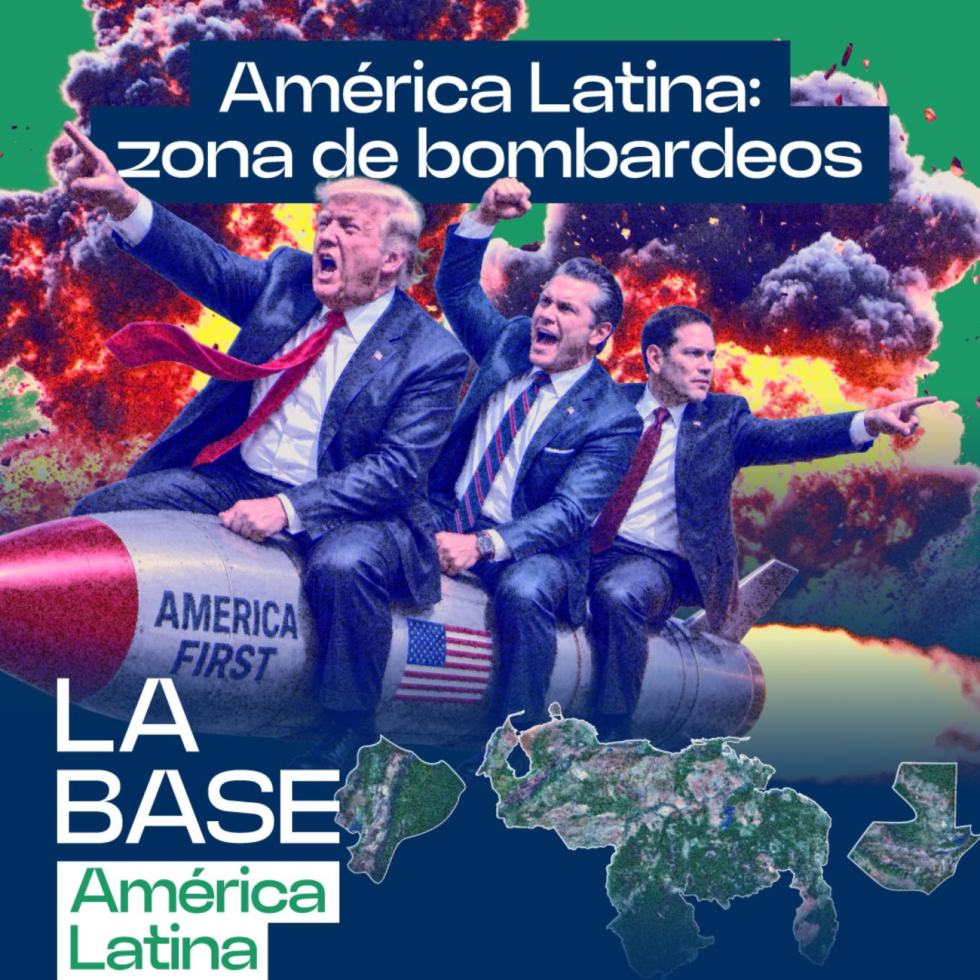 América Latina, zona de bombardeos: el comando Sur normaliza la guerra regional | La BaseLatam 1x202 episode artwork