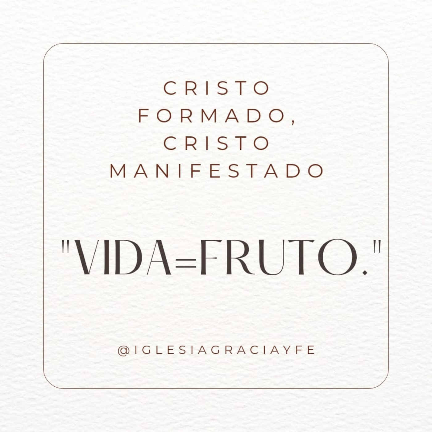 Vida = Fruto (Cristo formado, Cristo manifestado 49) - Pastor Kenneth Solá episode artwork