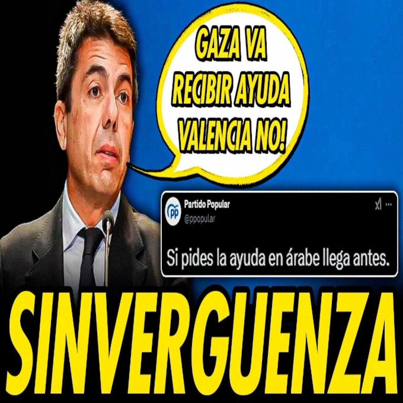 Mazón, premio nacional de miseria humana