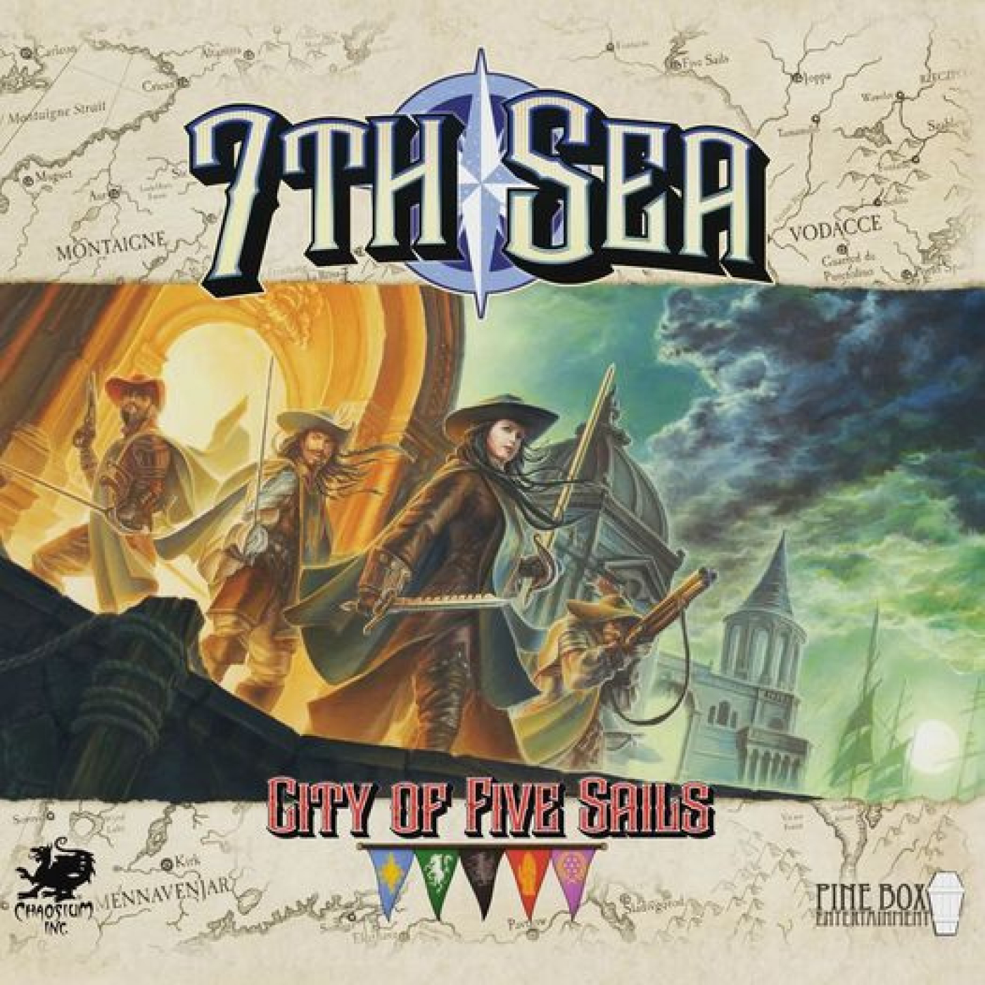 Codex Draconis 28 - 7th Sea: City of Five Sails, refranes, espadachines y la idea yankee de Europa