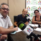 Mano a mano de buÑol del 17/08 con la alcaldesa, concejal de cultura y los presidentes de ambas bandas