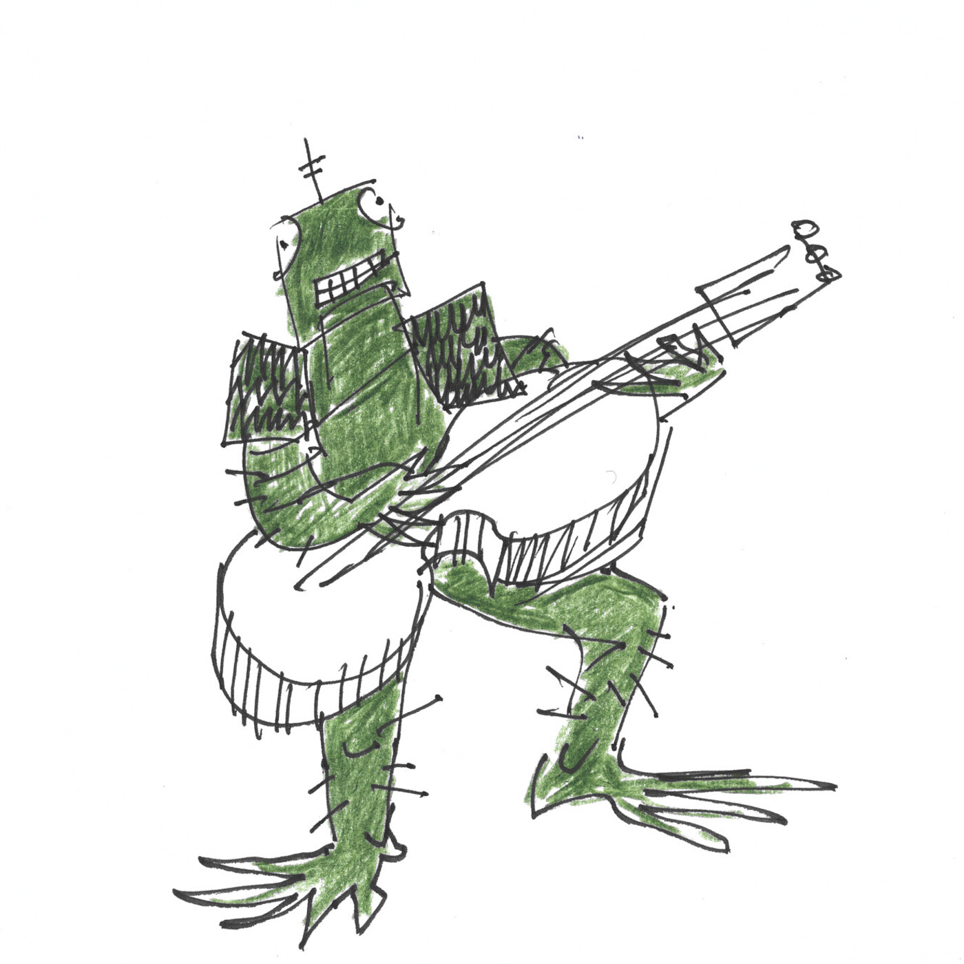 Marcianos que nos tocan las guitarras