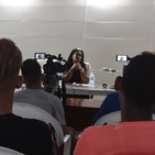 Intercambia campeona olímpica Yipsi Moreno con periodistas en La Habana (II)