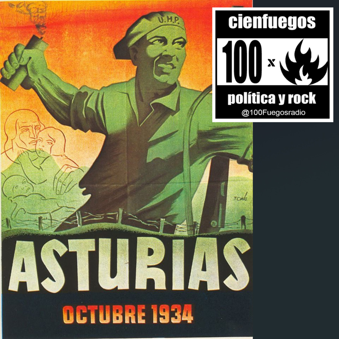 100Fuegos x98: octubre rojo (y negro) episode artwork
