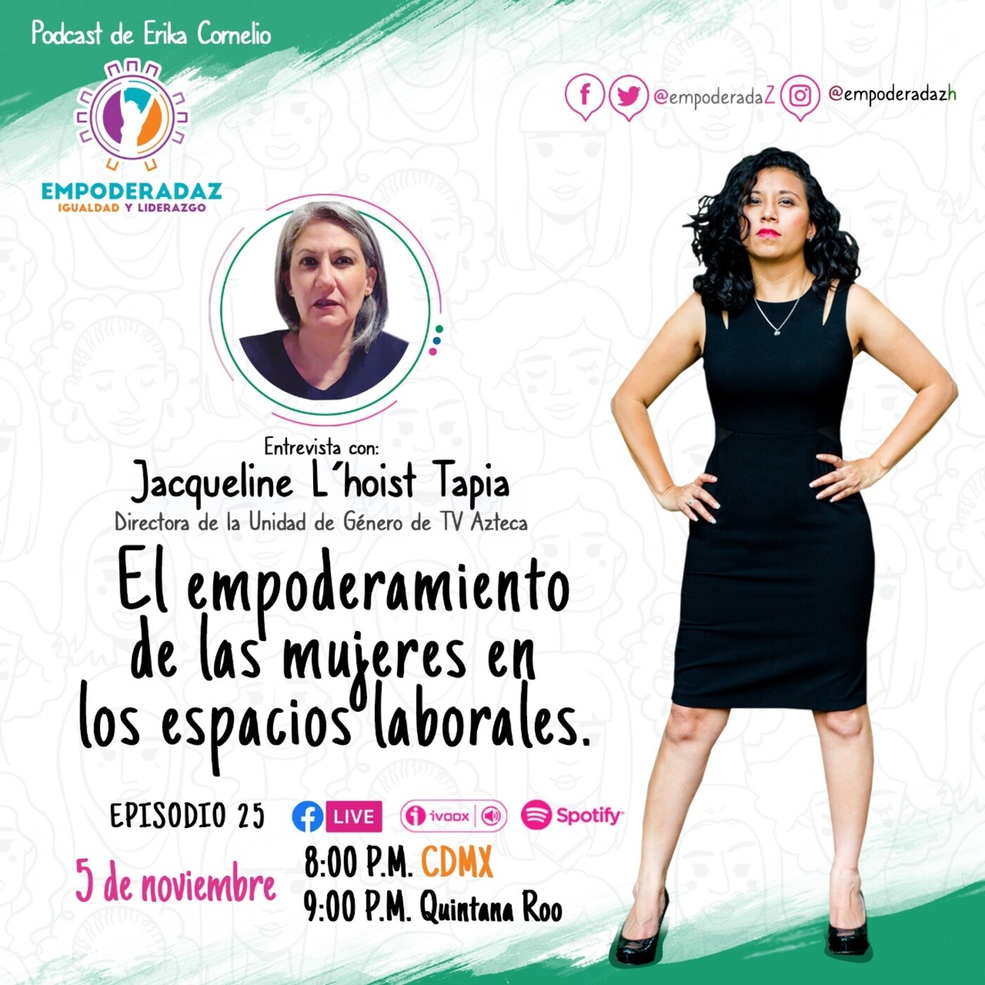 EmpoderadaZ. El Podcast de Erika Cornelio