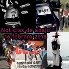 Noticias de abajo 16 de febrero 2018