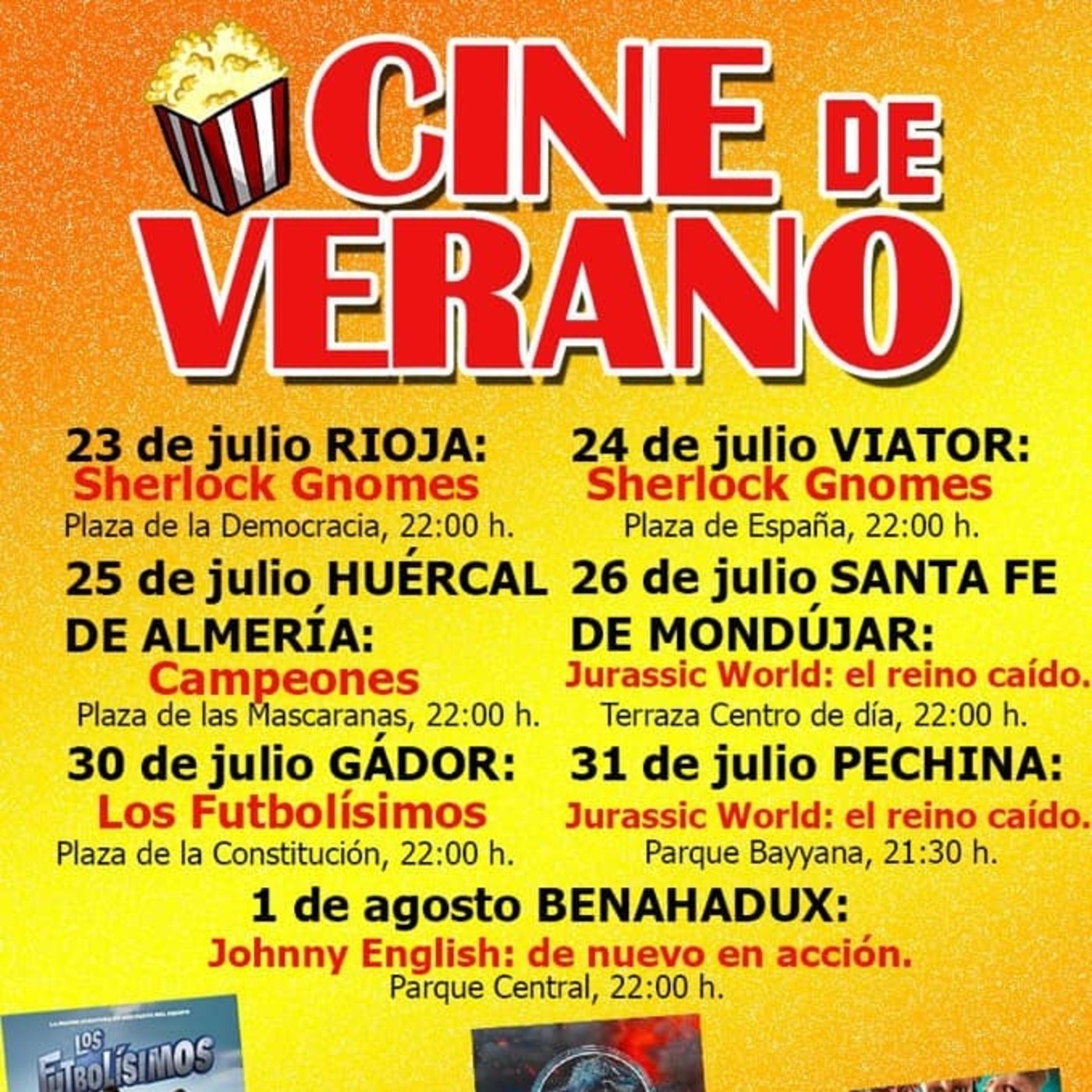 EL AYUNTAMIENTO DE HUERCAL INFORMA
