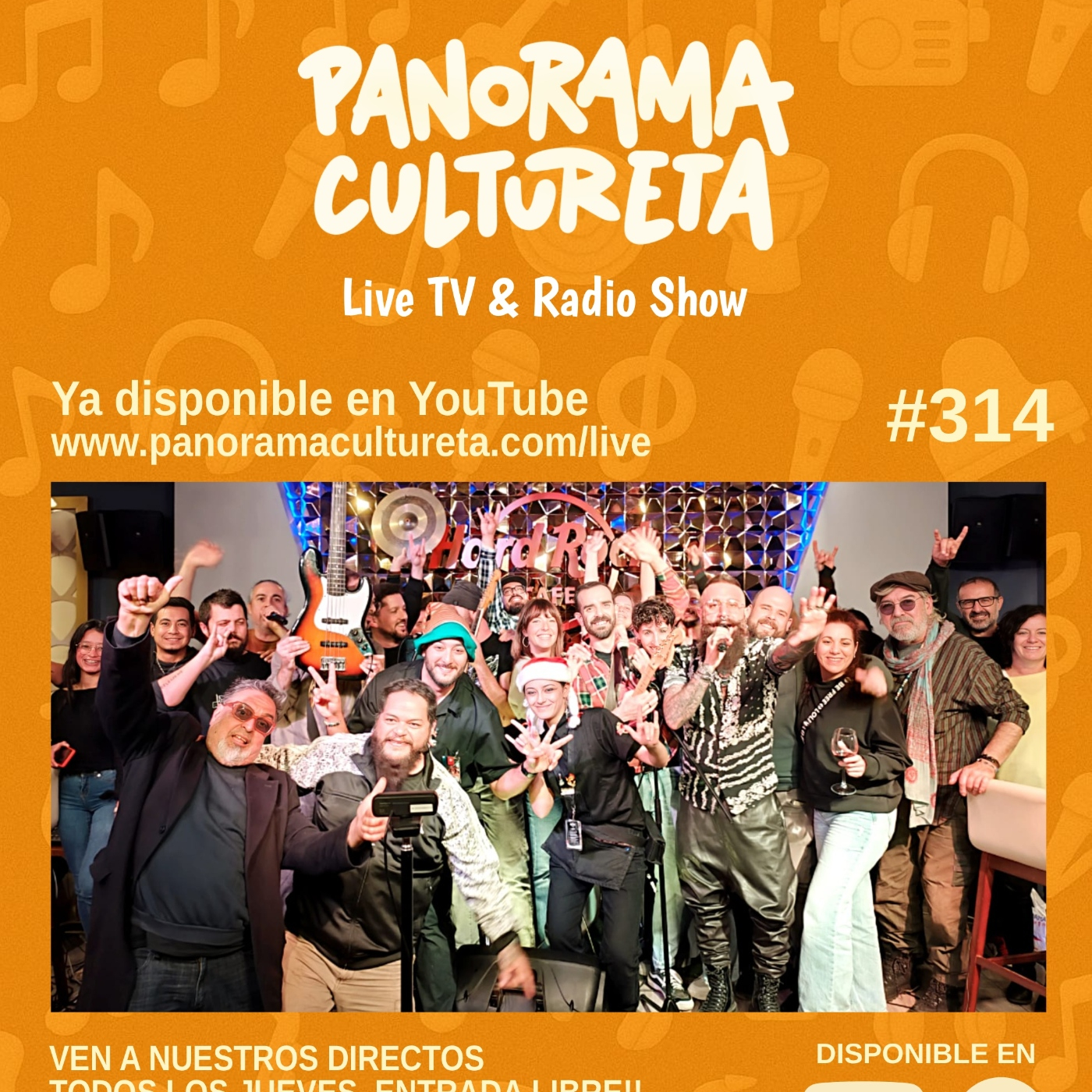 314º Panorama Cultureta, The Wasted Garage, Llorono, Mirlo episode artwork