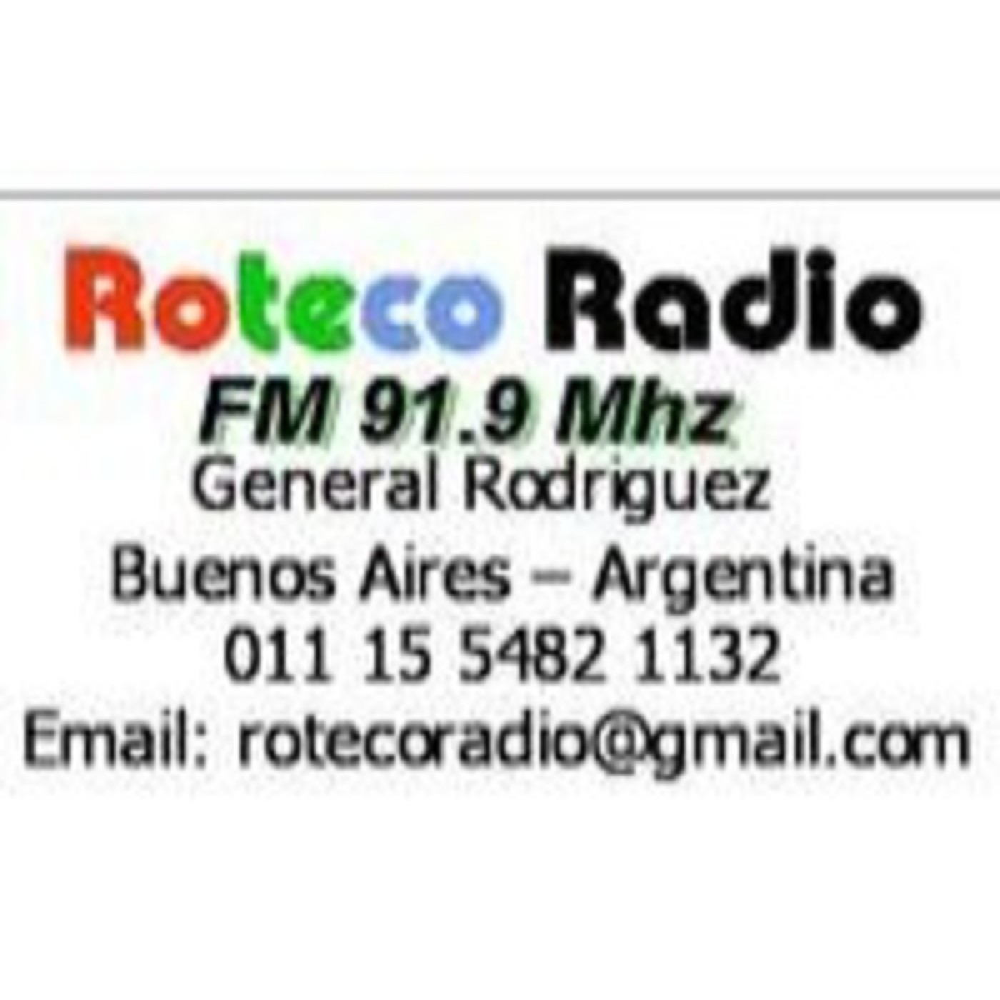 Podcast de Fm Roteco  91.9 Mhz.