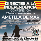 Conferència DIRECTES A LA INDEPENDÈNCIA a l'Ametlla del Mar - Pierrot
