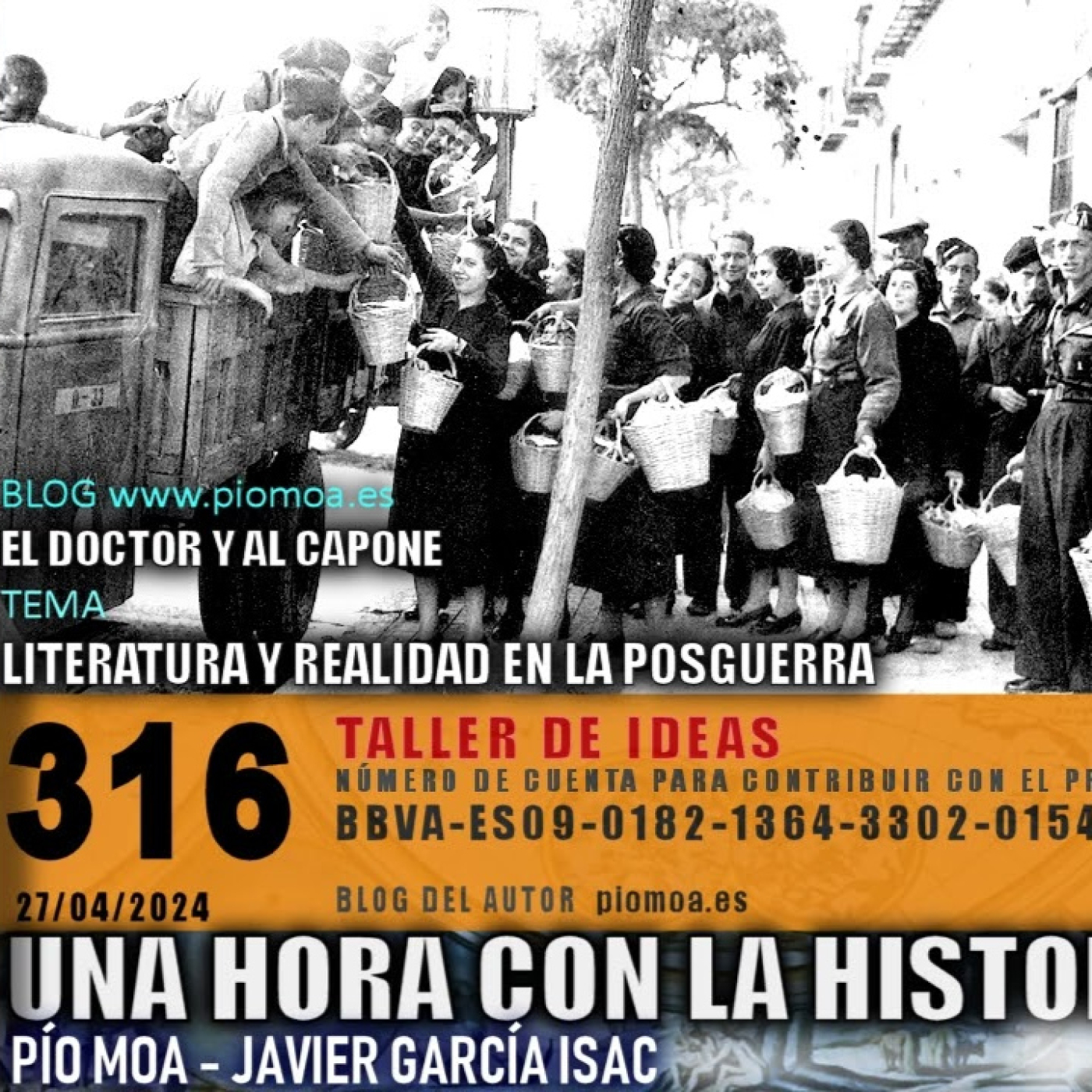 316 - Literatura y realidad en la posguerra | El doctor y Al Capone episode artwork