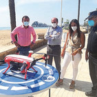 Peñíscola controlará este verano el aforo de las playas con un dron